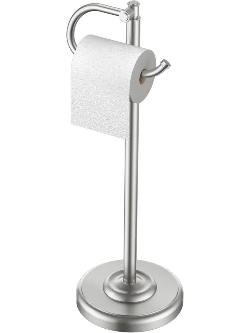 Vintage Freestanding Toilet Paper Holder Stand - Stylish Tissue Roll Organizer